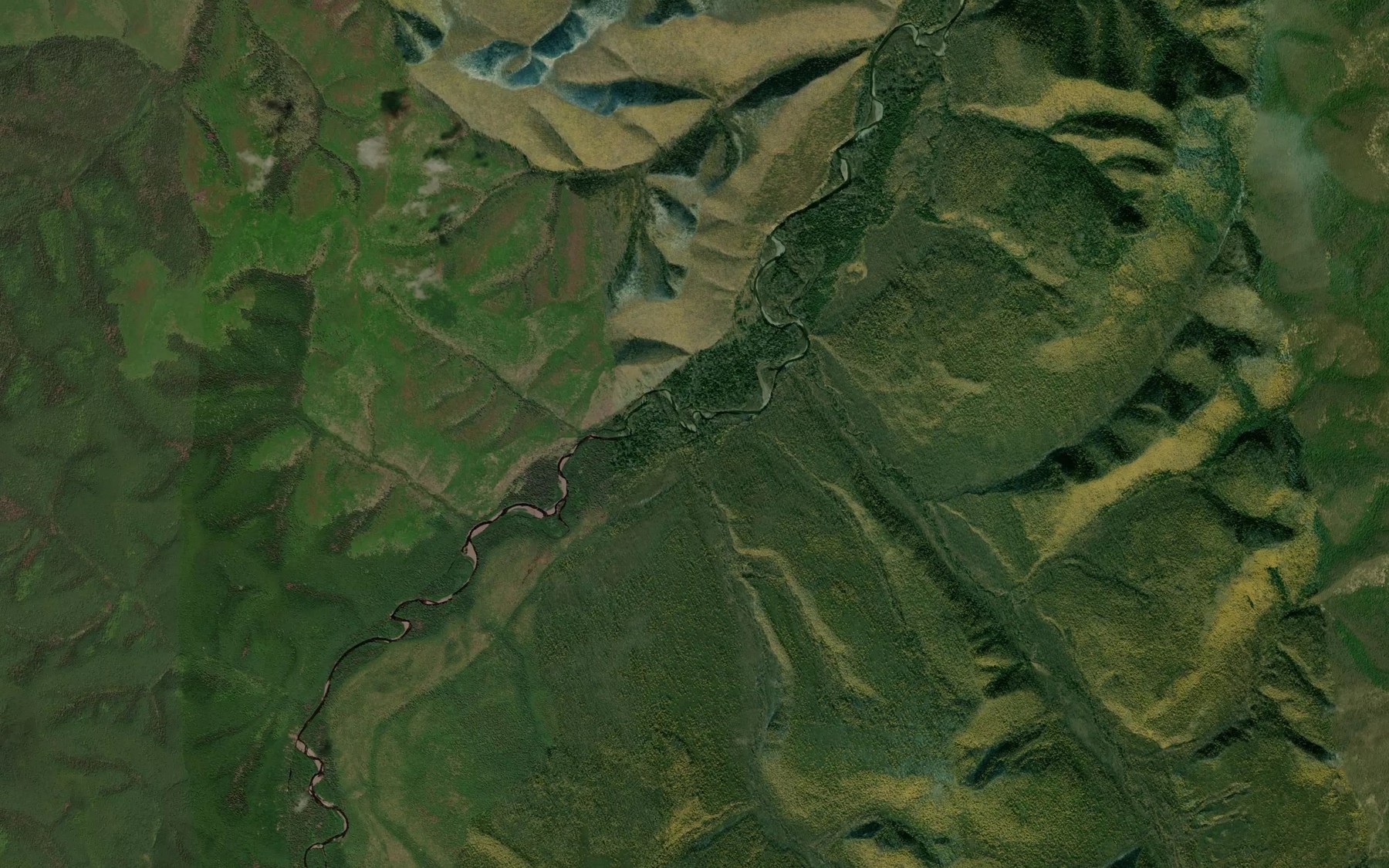 Satellite map of the Yagodnyy