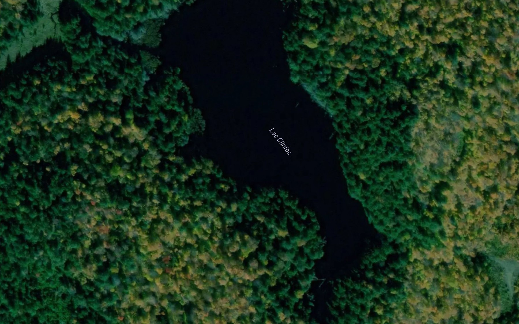 Satellite map of the Lac Clinfoc