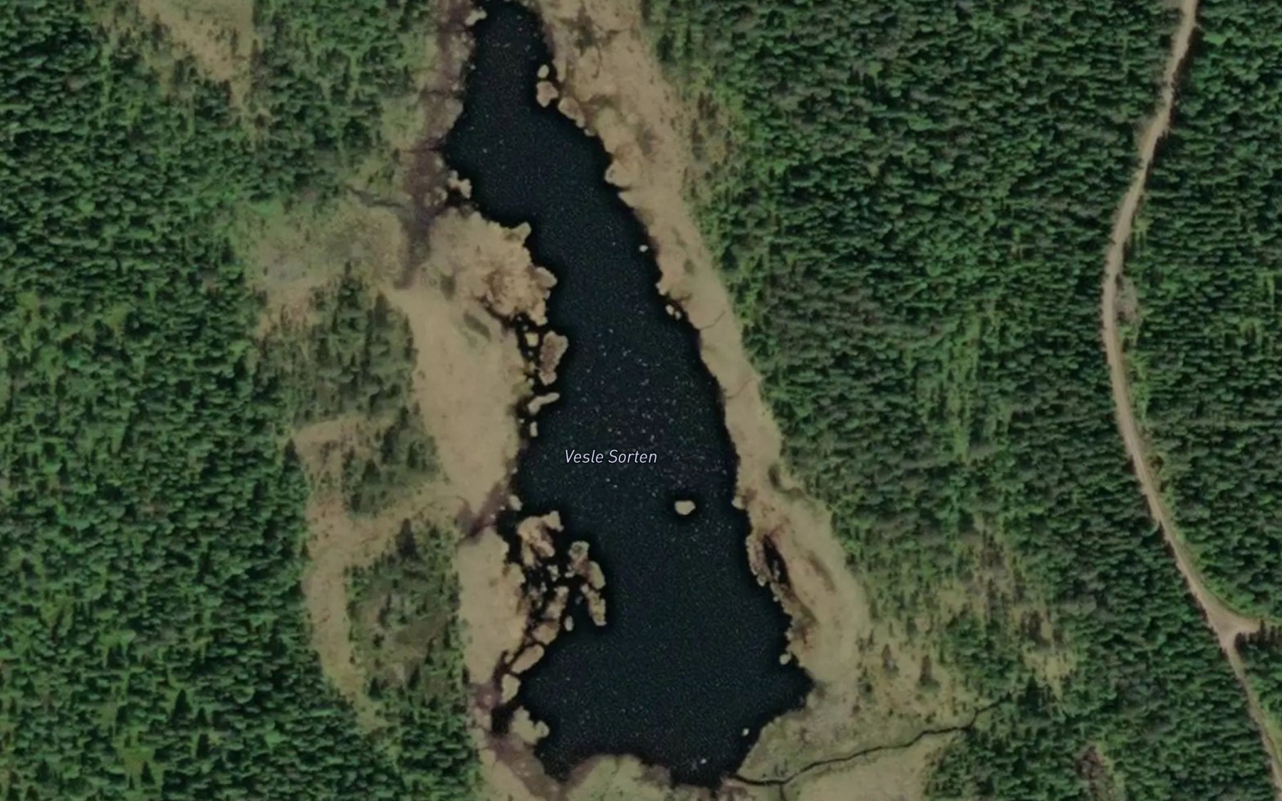 Satellite map of the Sorten,vesle