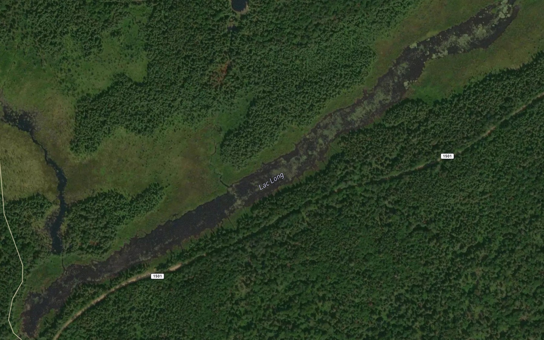 Satellite map of the Lac Long