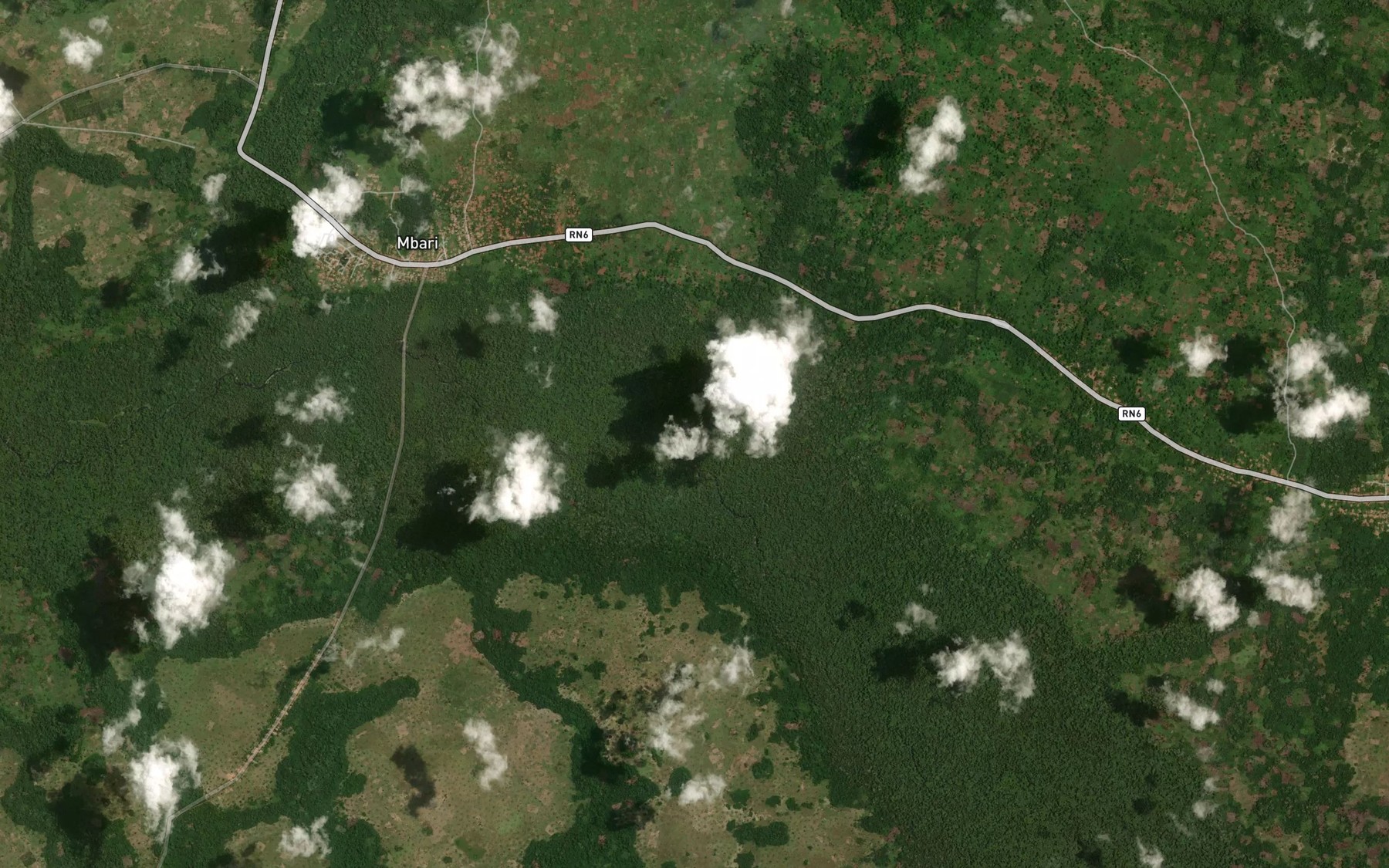 Satellite map of the Tindima