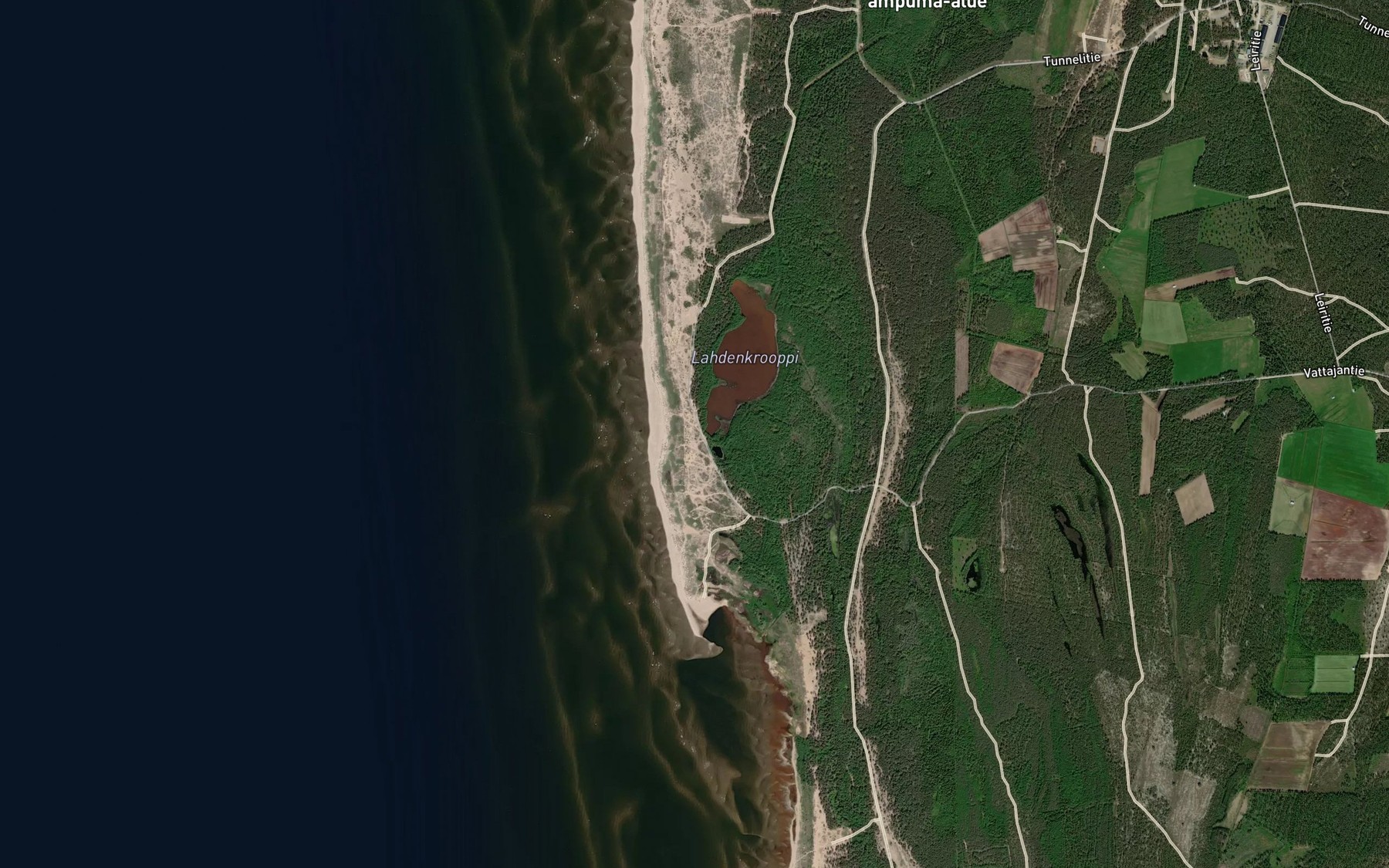 Satellite map of the Lahdenkrooppi