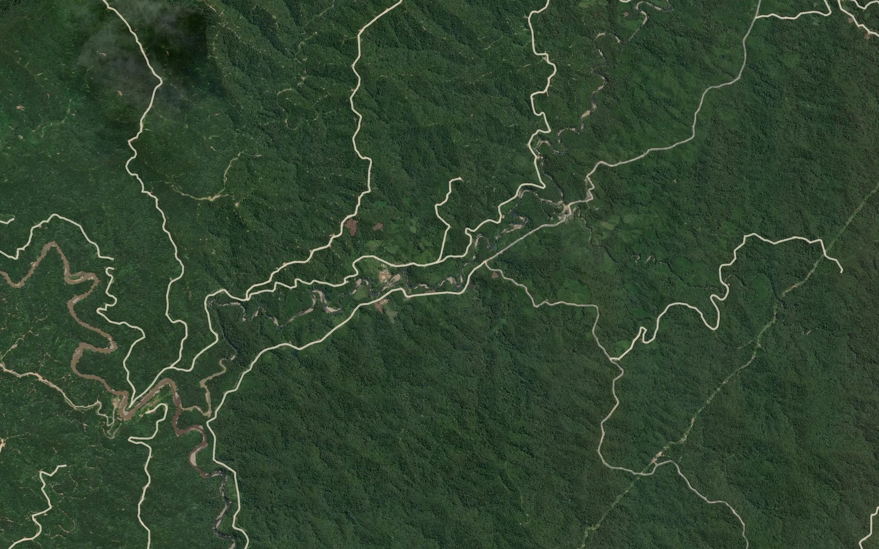 Satellite map of the Sungai Peraan