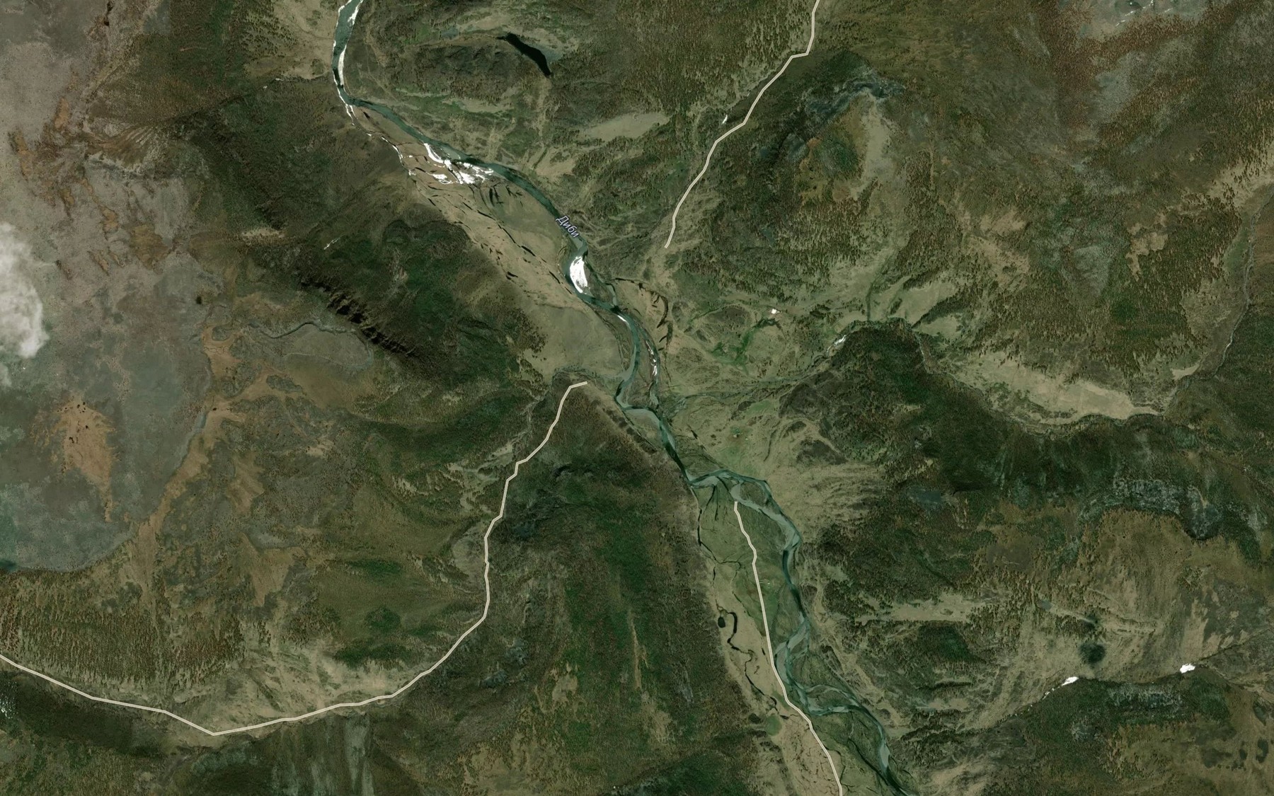 Satellite map of the Burgut-Uurte