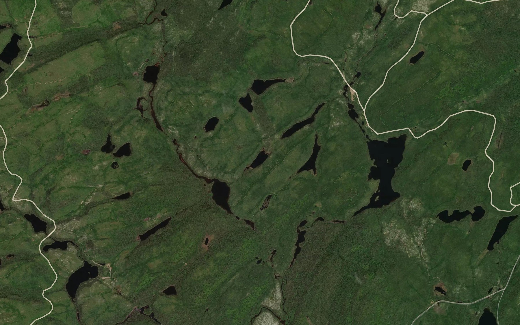 Satellite map of the Lac du Pro