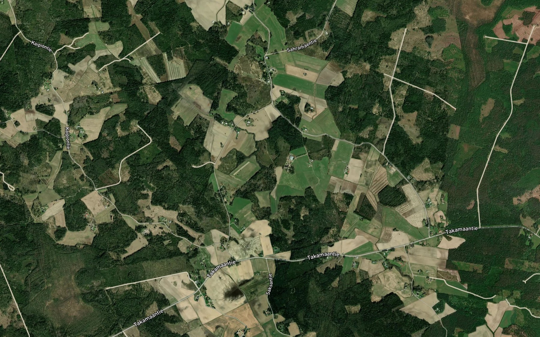 Satellite map of the Vaivianoja