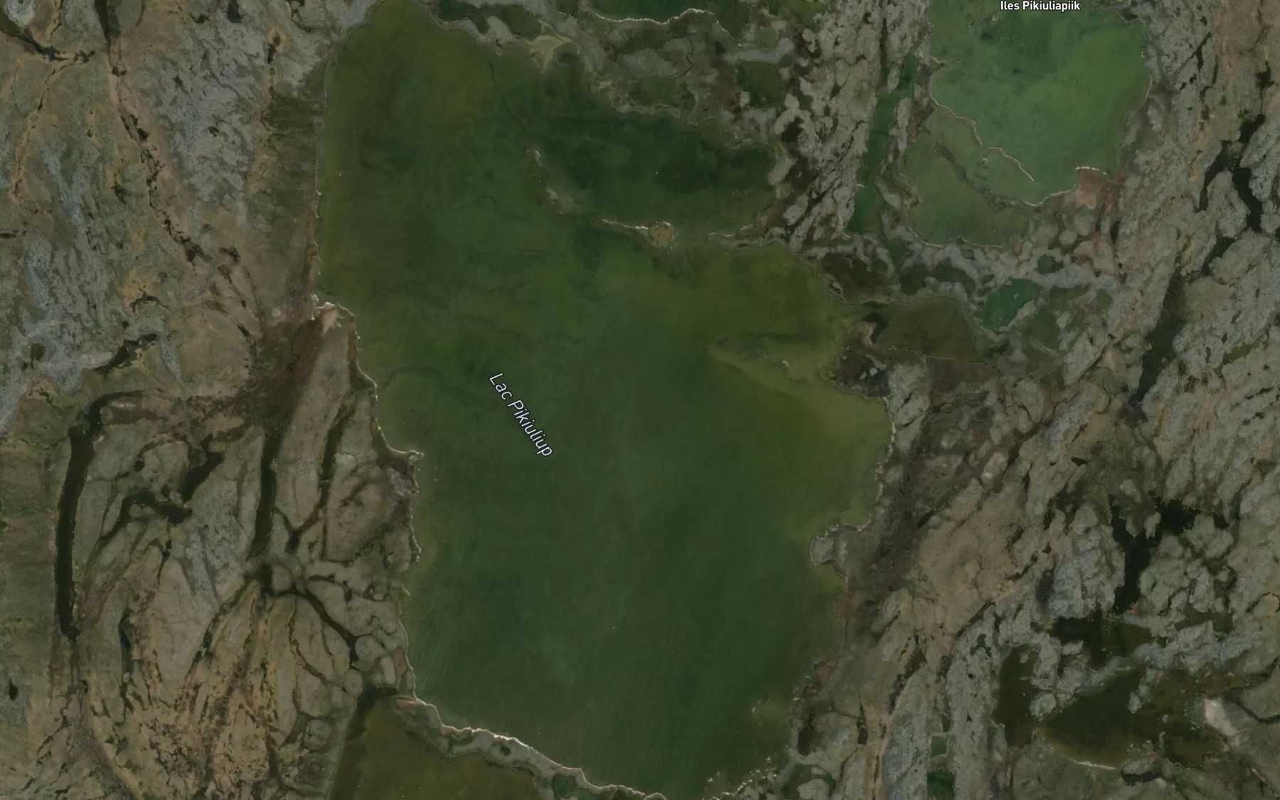 Satellite map of the Lac Pikiuliup