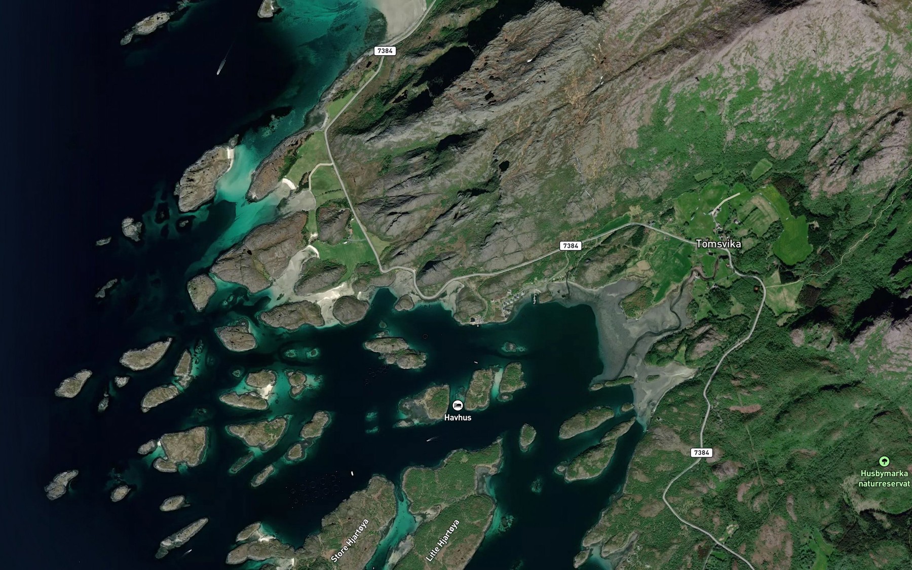 Satellite map of the Sauvika