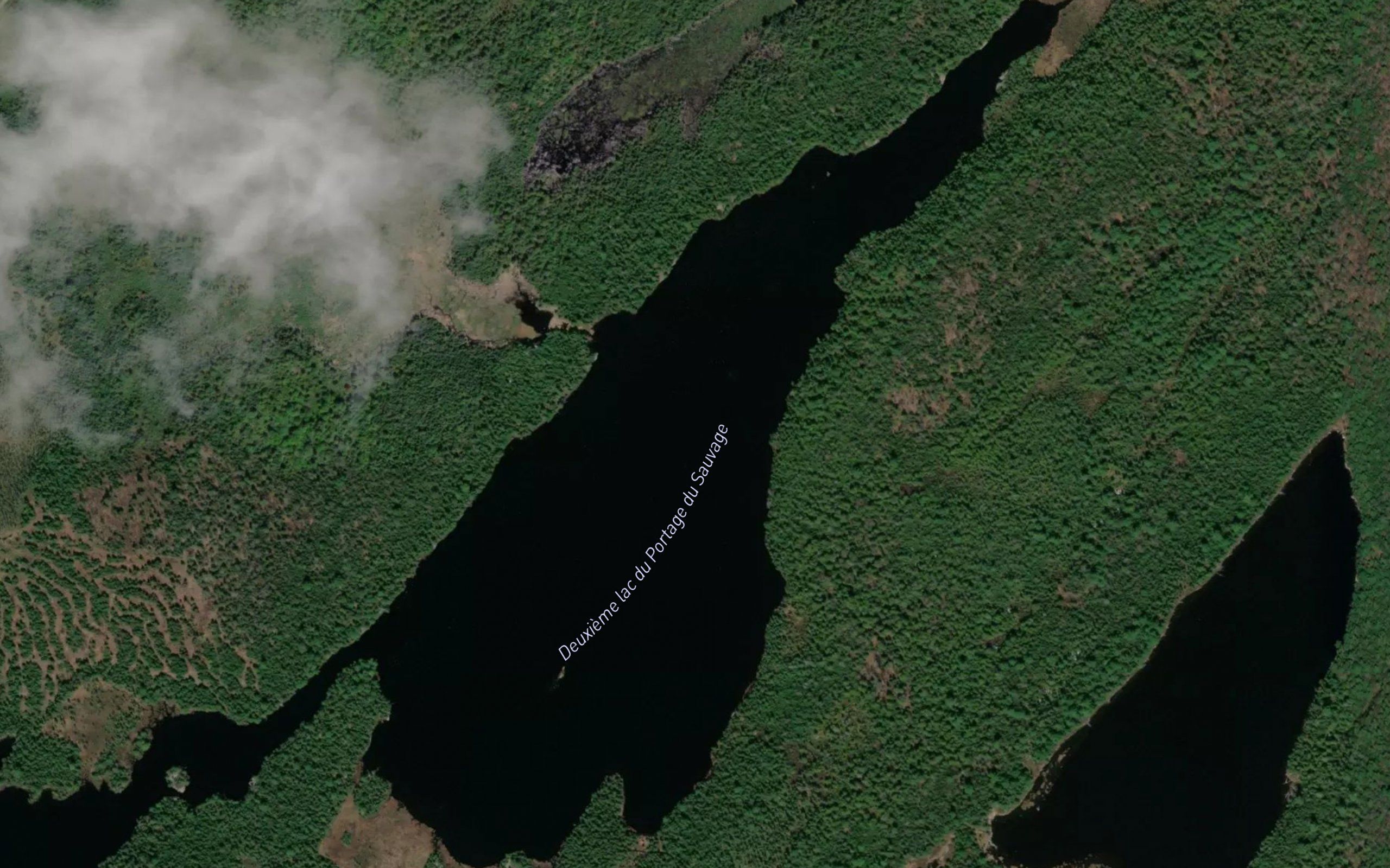 Deuxieme lac du Portage du Sauvage