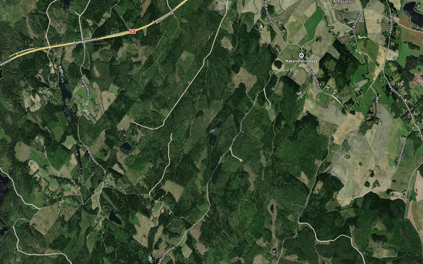 Satellite map of the Taikinajarvi