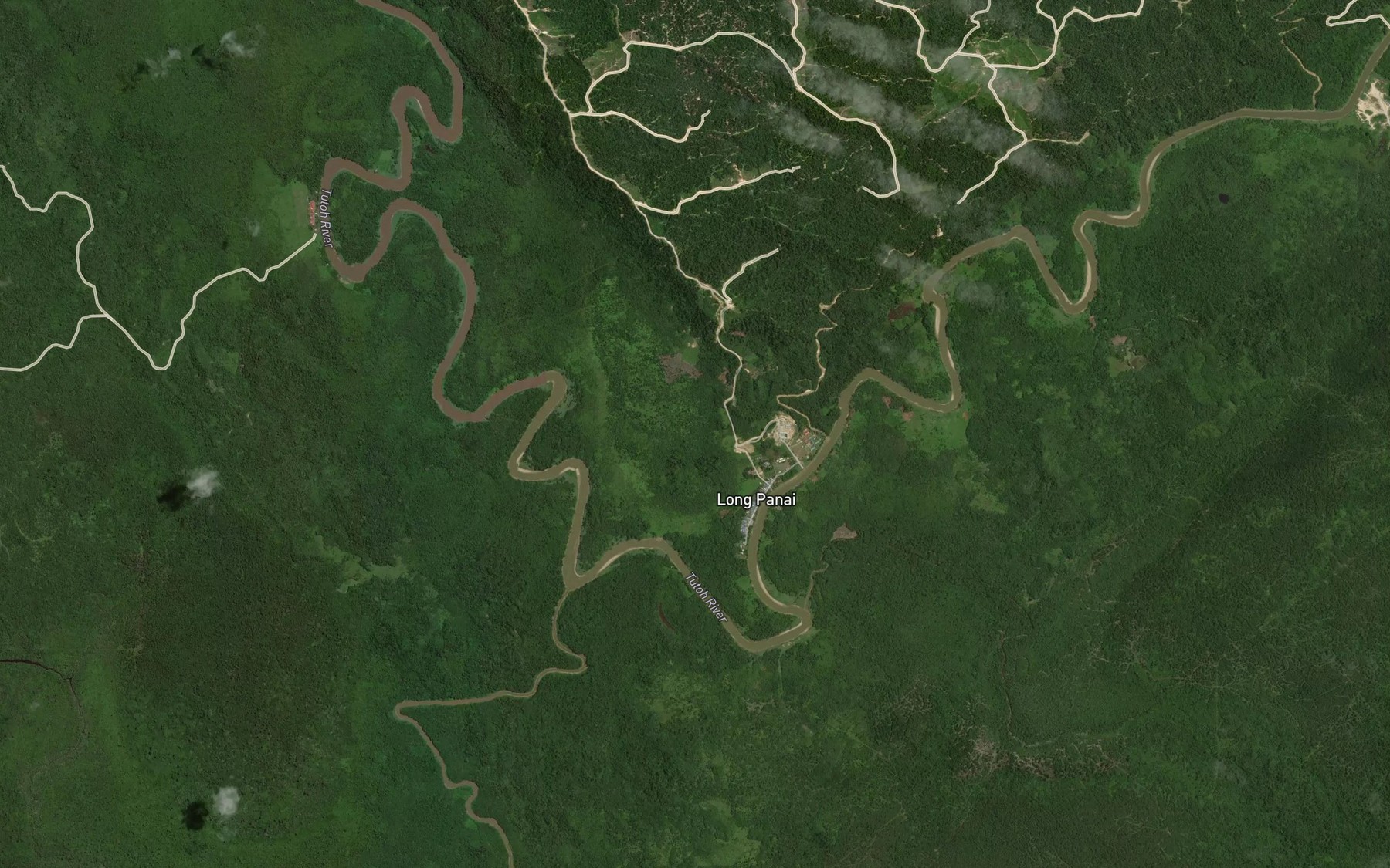 Satellite map of the Sungai Win