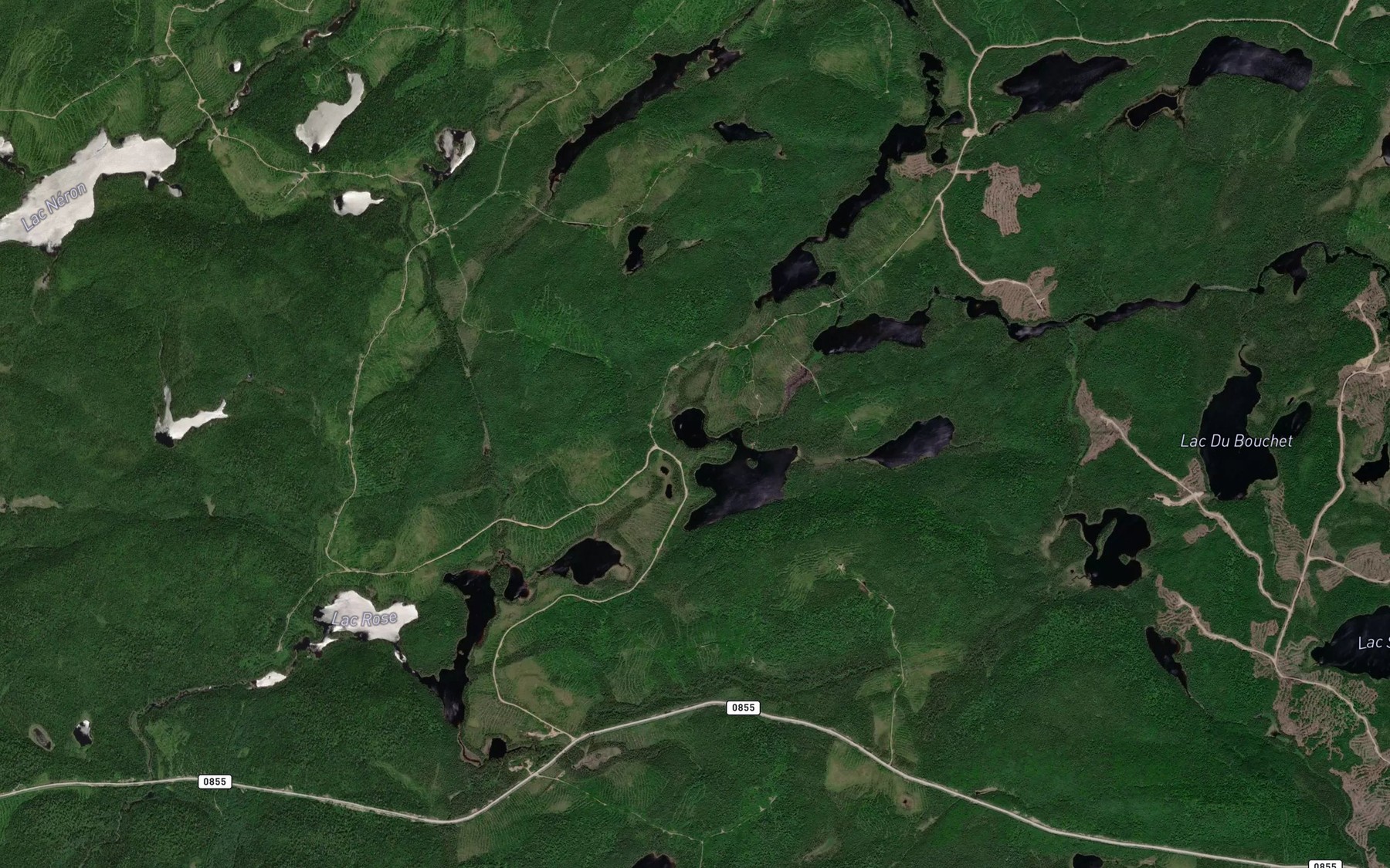 Satellite map of the Lac de l'Arome