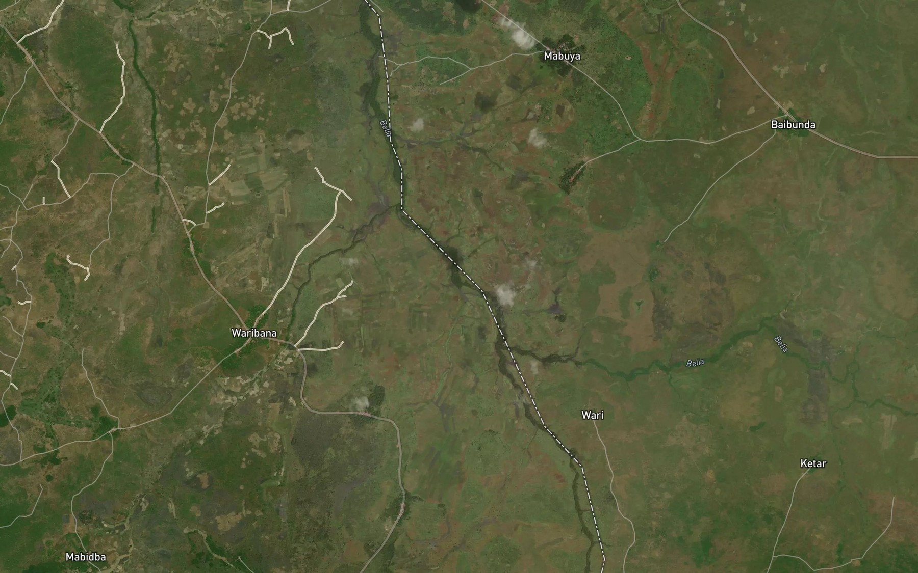 Satellite map of the Tare