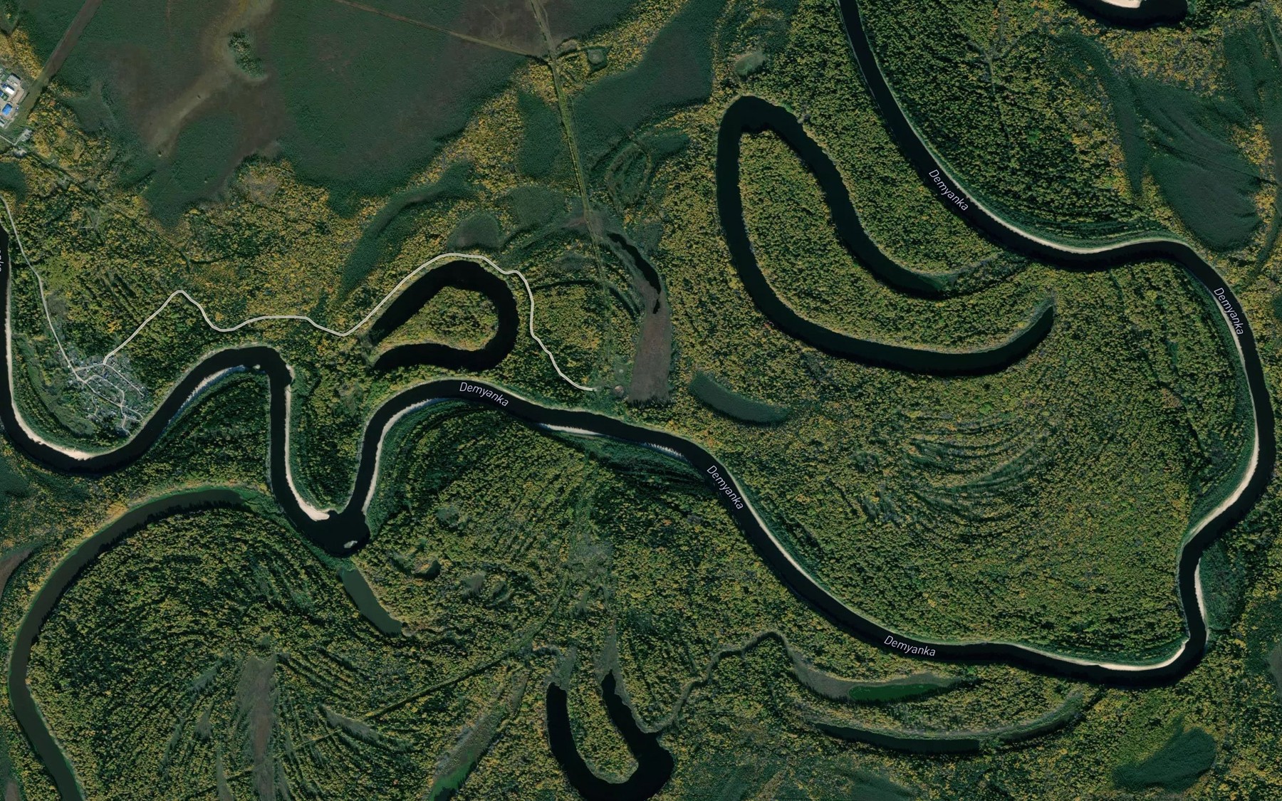 Satellite map of the Ozero Antoshkin Sor