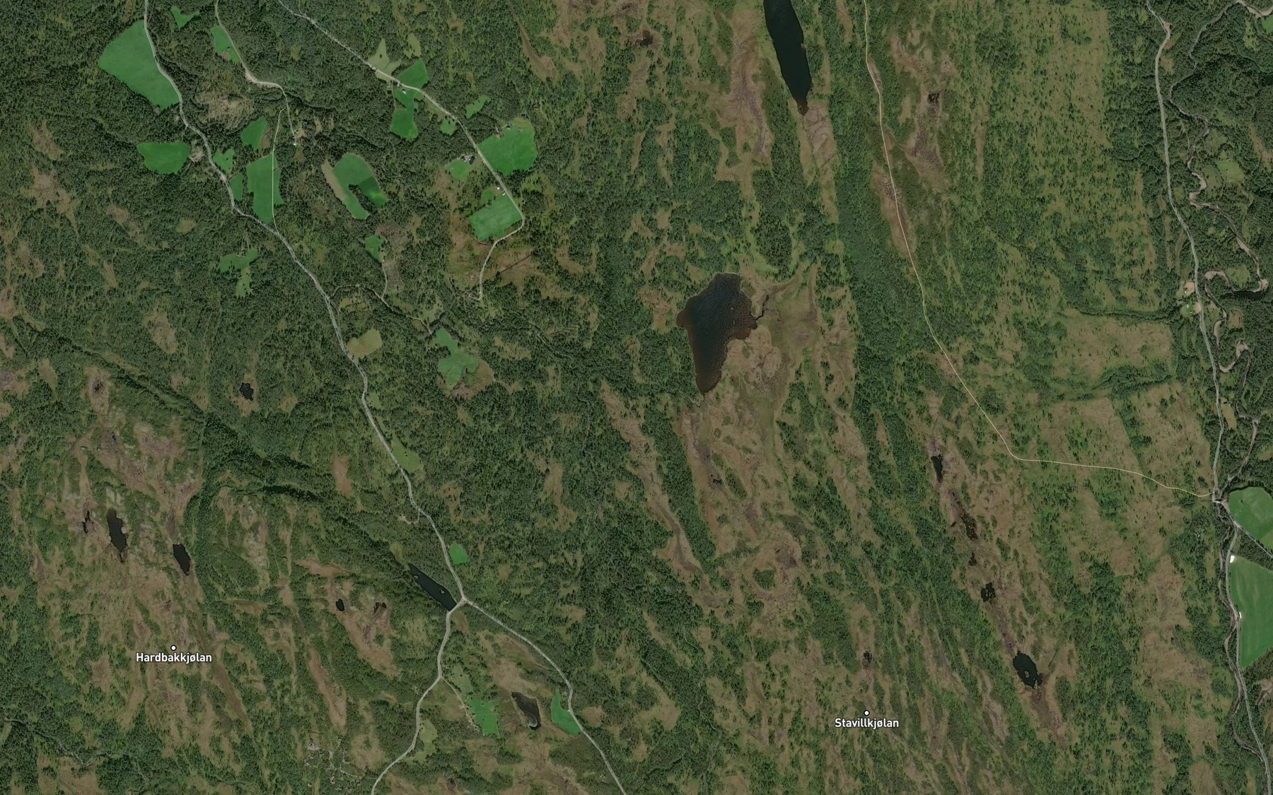Satellite map of the Stavillbekken