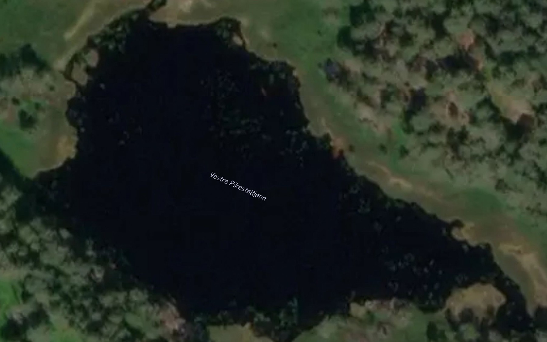 Satellite map of the Vestre Pikestoltjonn