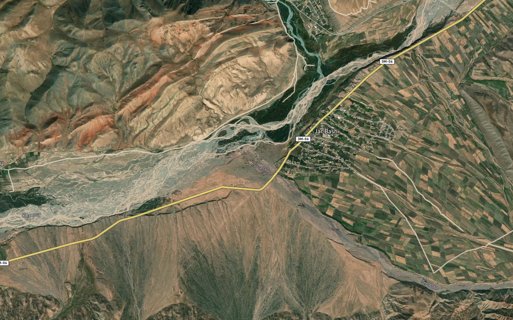 Satellite map of the Tar-Asha