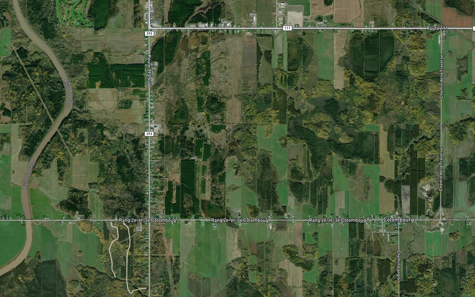 Satellite map of the Cours d'eau Goulet