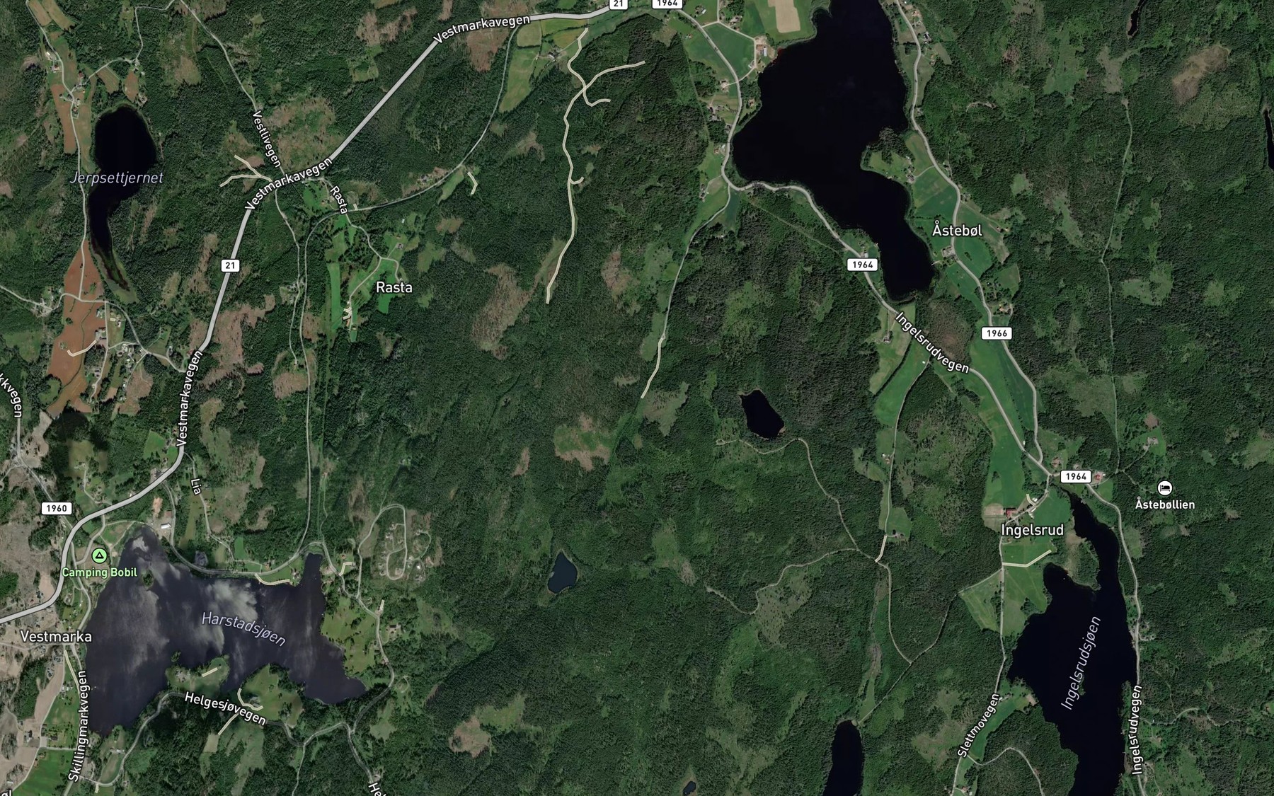 Satellite map of the Staeringsbekken