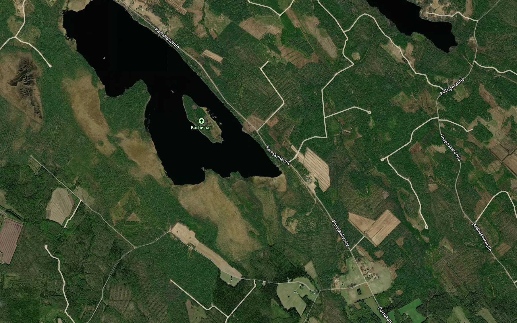 Satellite map of the Italahti