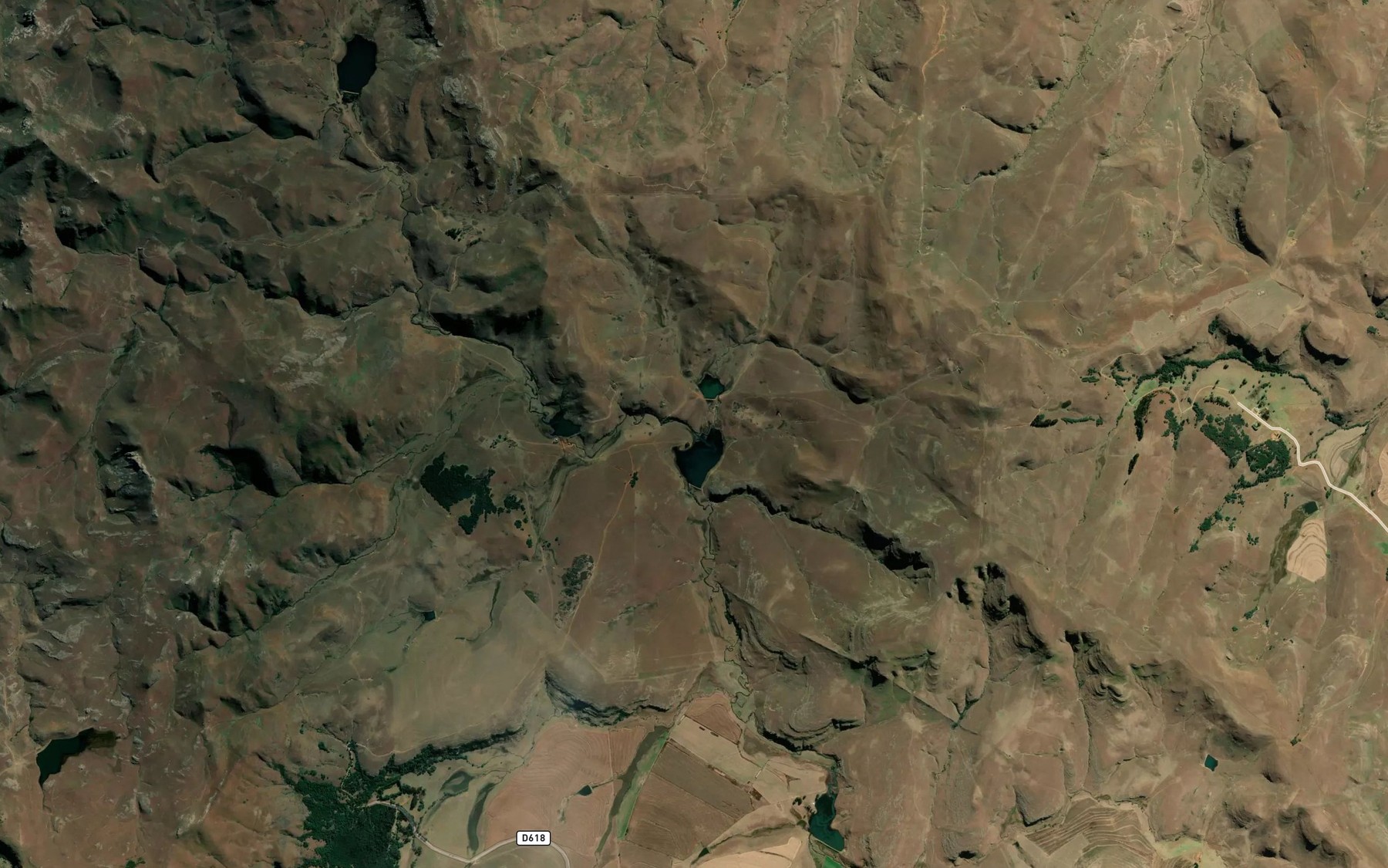 Satellite map of the Tswilika