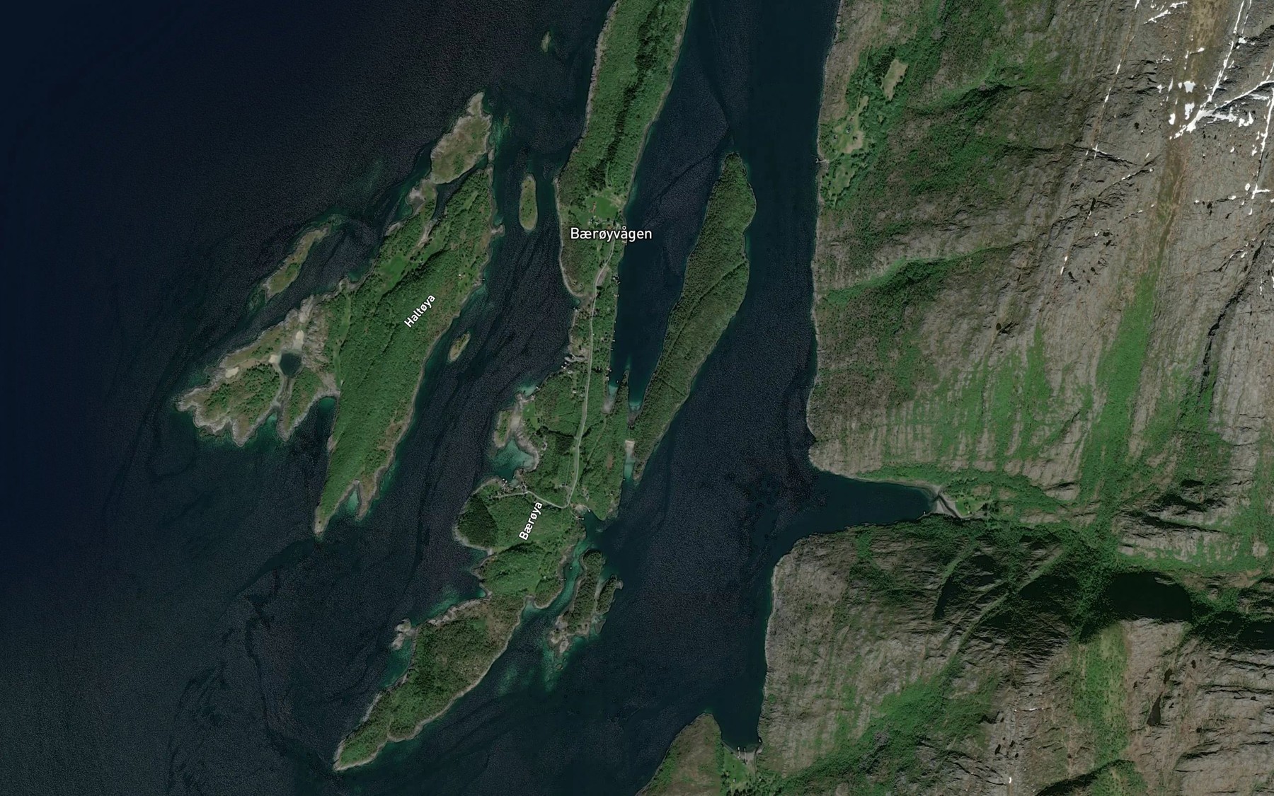 Satellite map of the Farnesvalen
