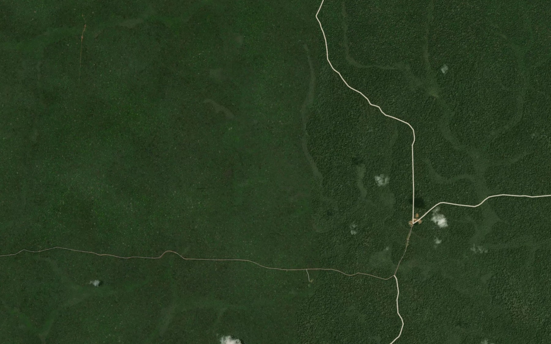 Satellite map of the Bamoko