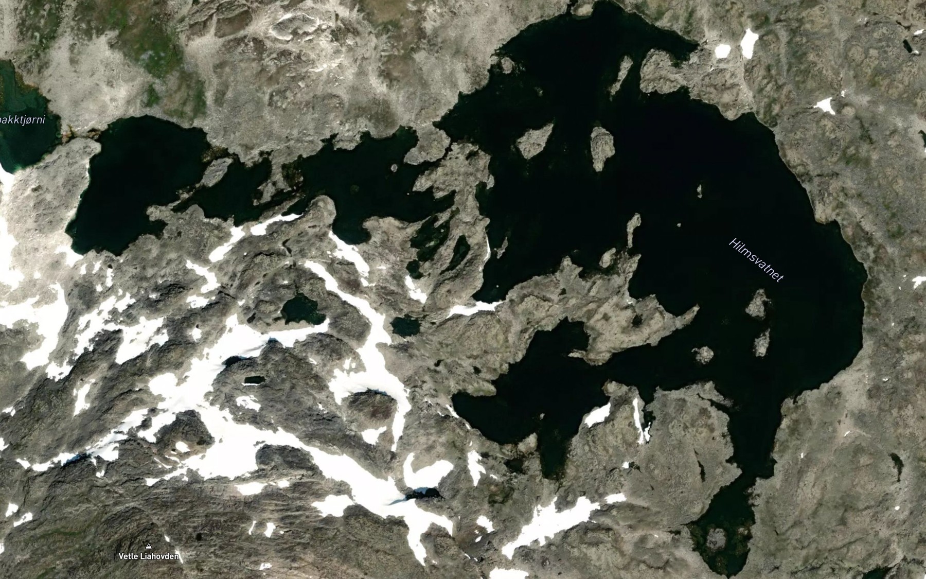 Satellite map of the Hilmsvatnet