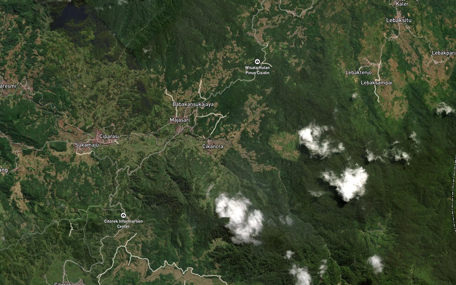 Satellite map of the Ci Awitali