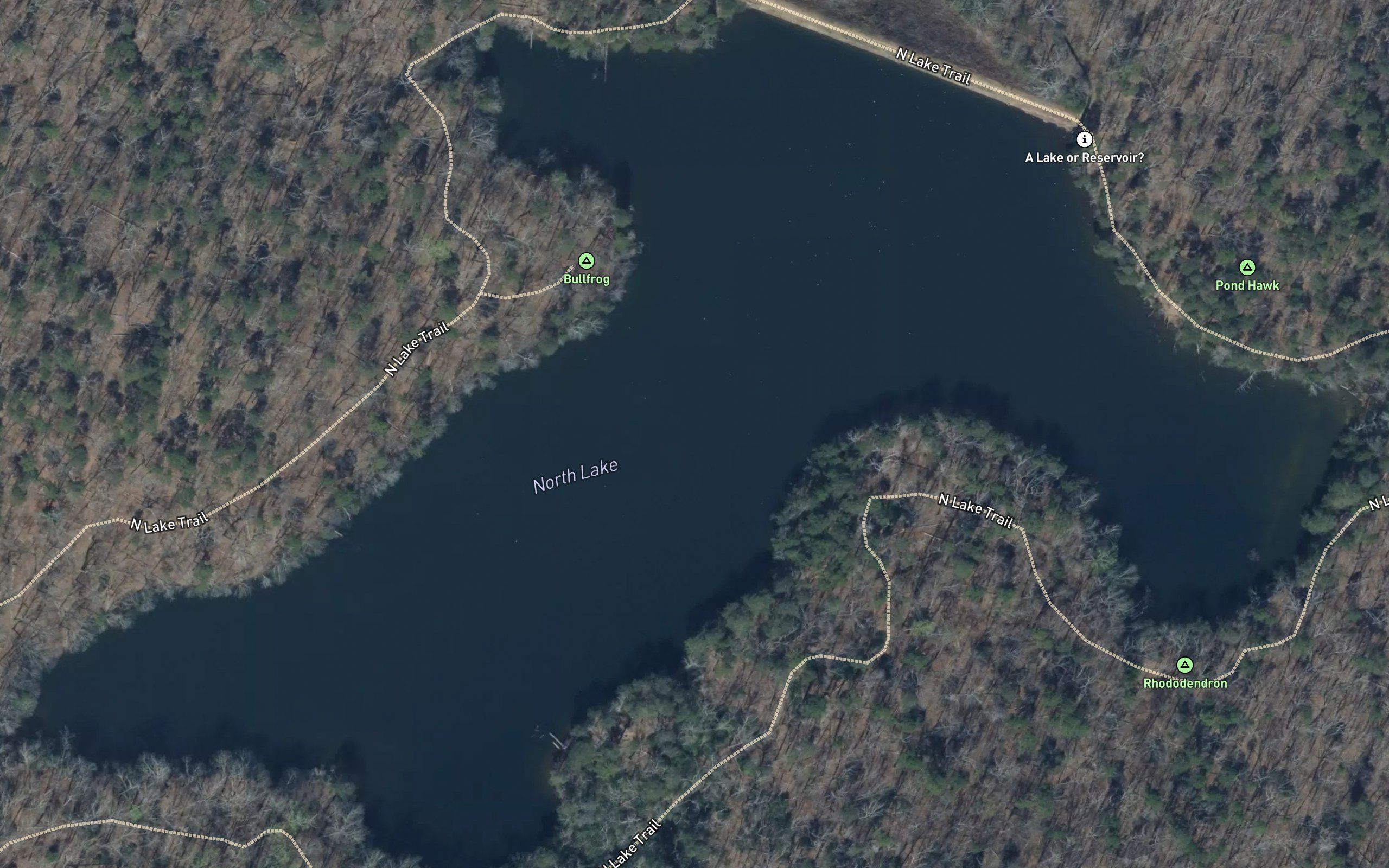 Parris Mountain Holding Pond