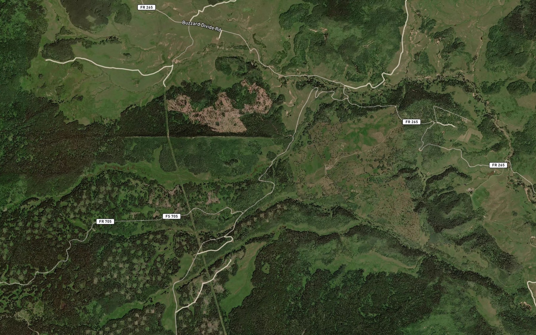 Satellite map of the Dyke Ditch Number Two