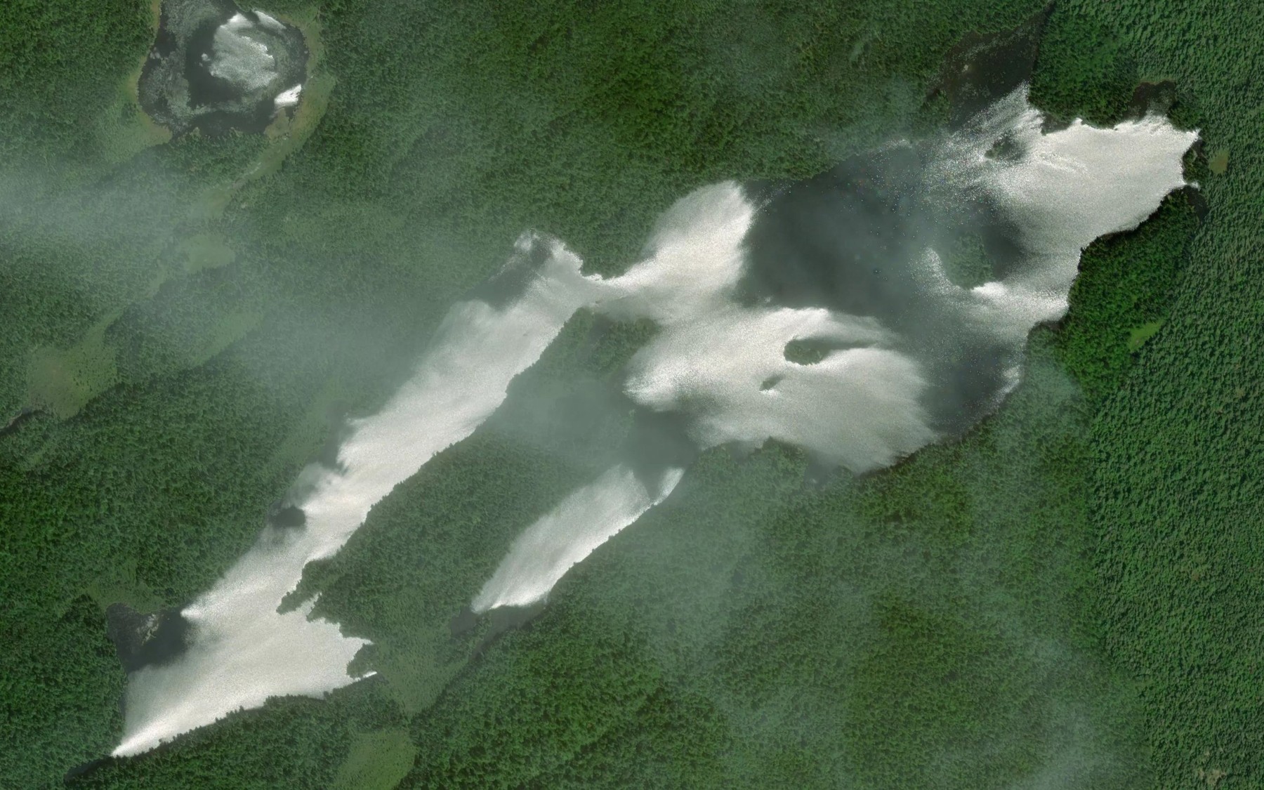 Satellite map of the Ptolemy Lake