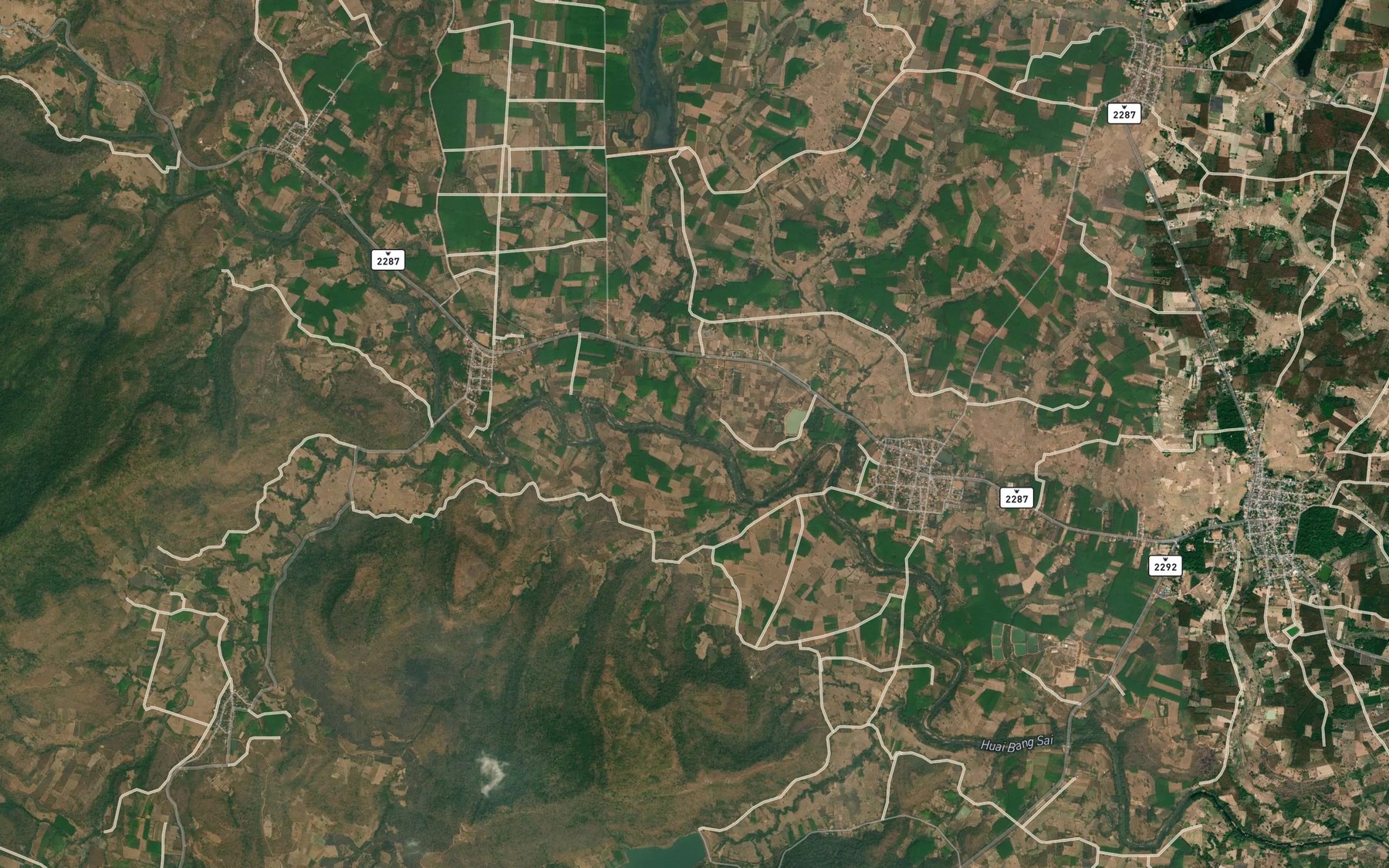 Satellite map of the Huai Hin Lap