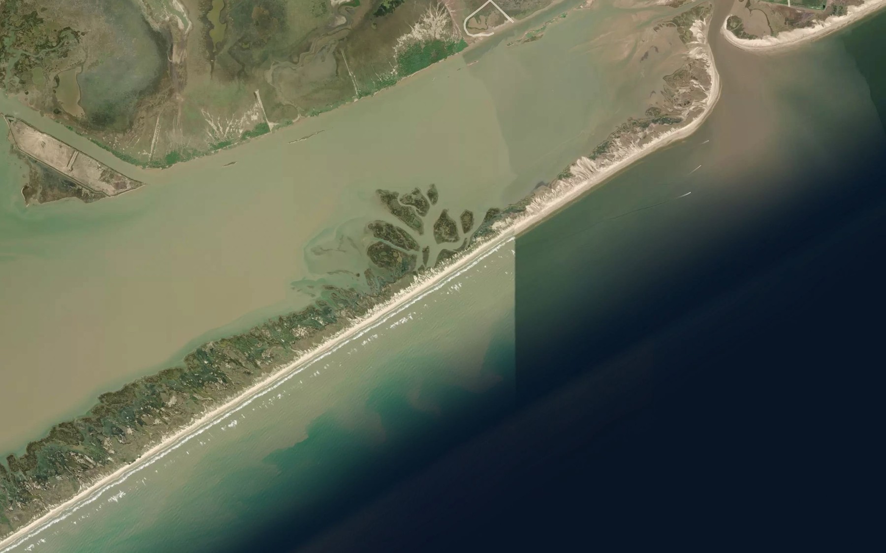 Satellite map of the Brown Cedar Cut