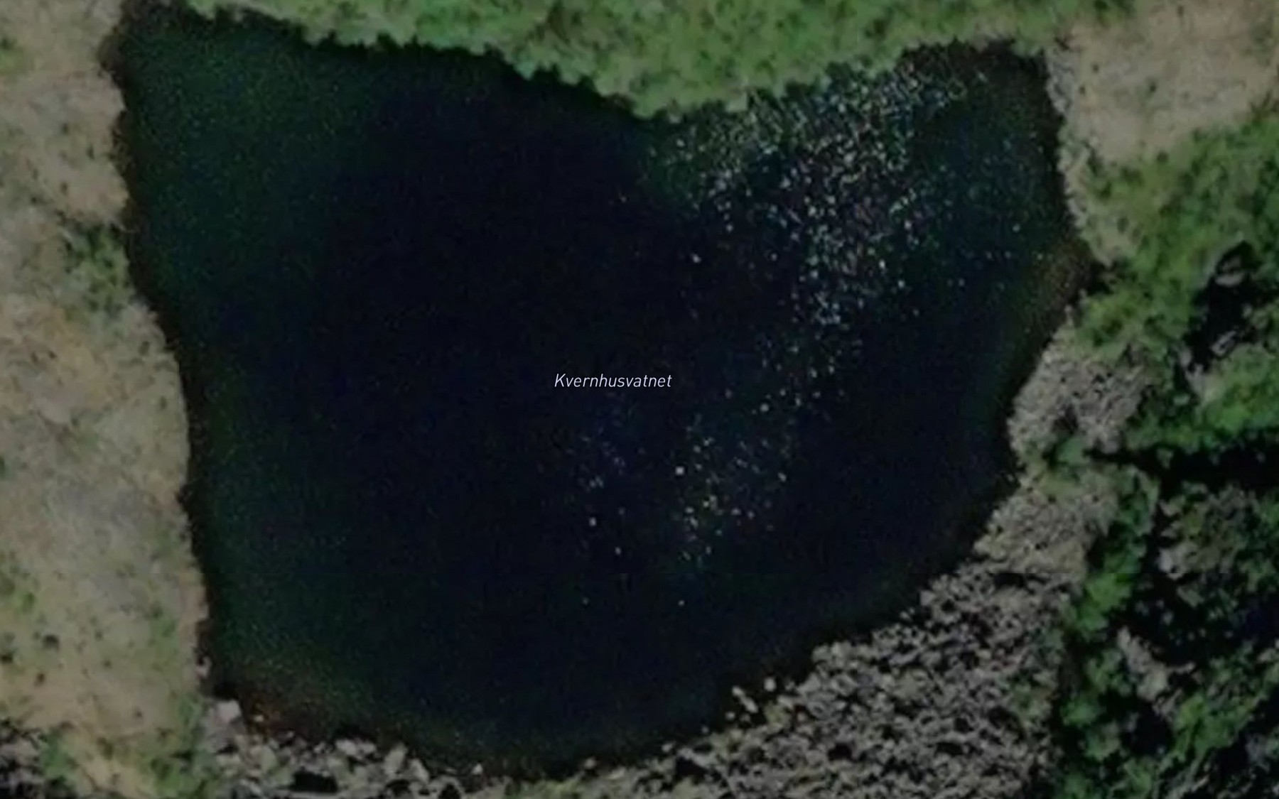 Satellite map of the Kvernhusvatnet