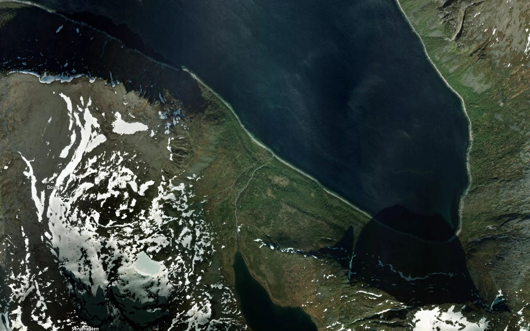 Satellite map of the Aborselva