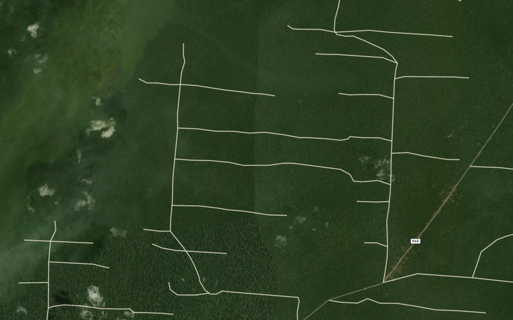 Satellite map of the Mabou