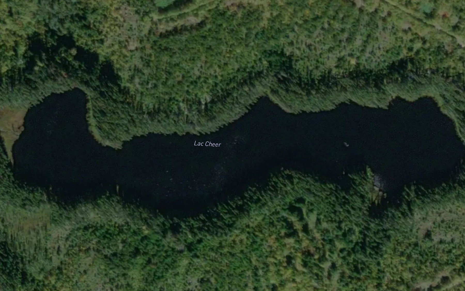 Satellite map of the Lac Cheer
