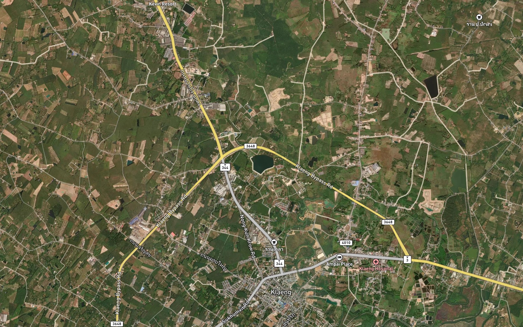 Satellite map of the Nong Waen