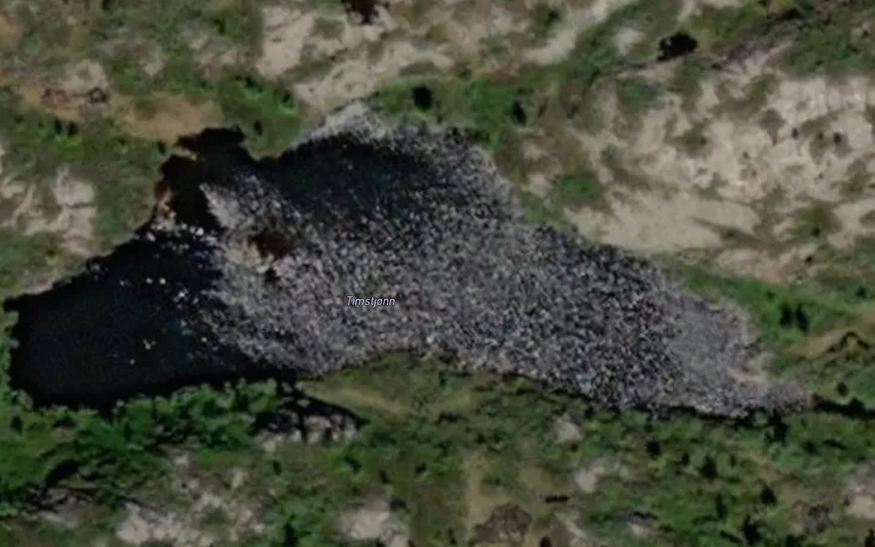 Satellite map of the Timstjonn