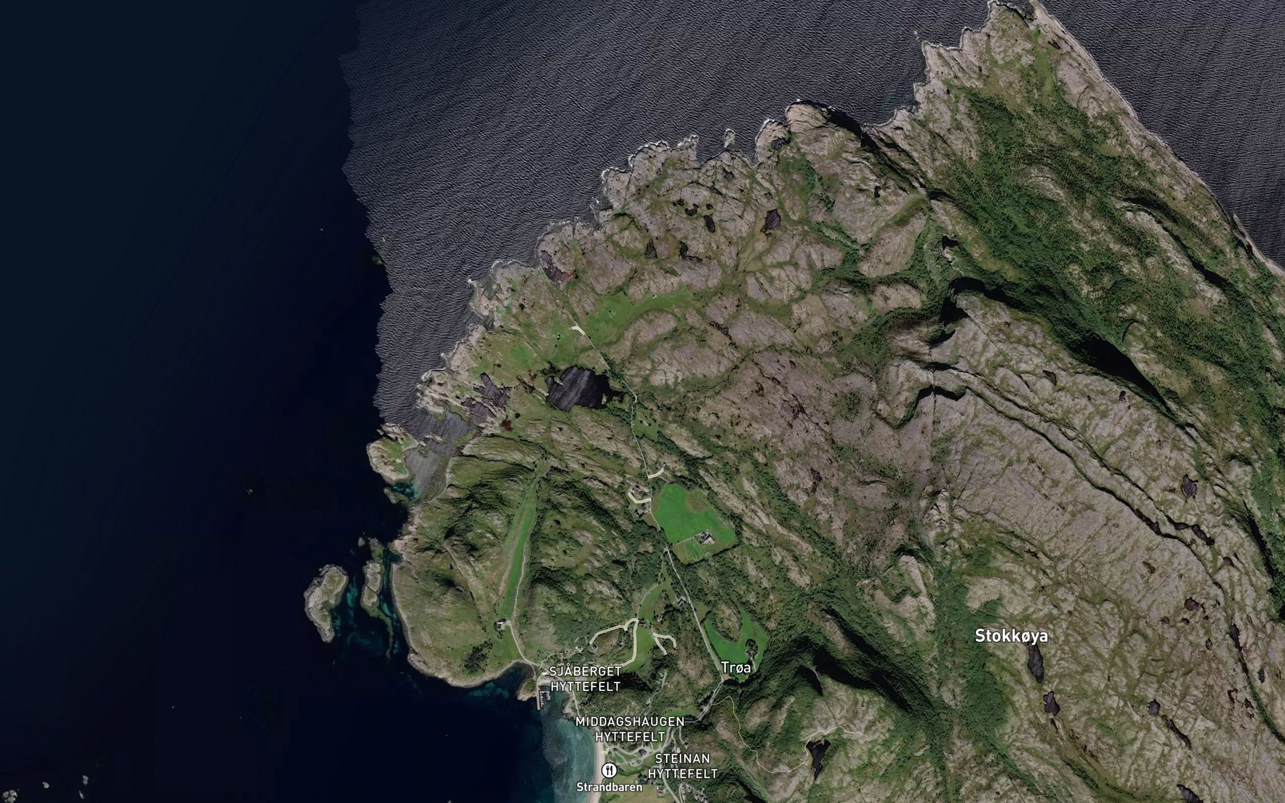 Satellite map of the Kvernhusmyrbekken