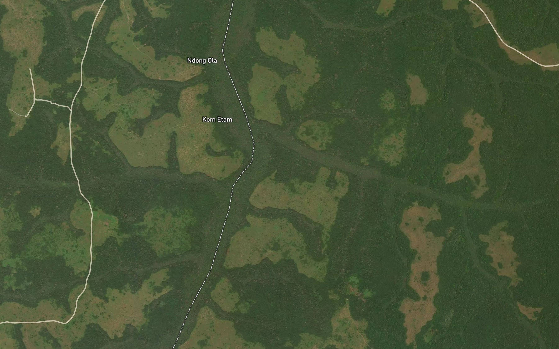 Satellite map of the Abesse