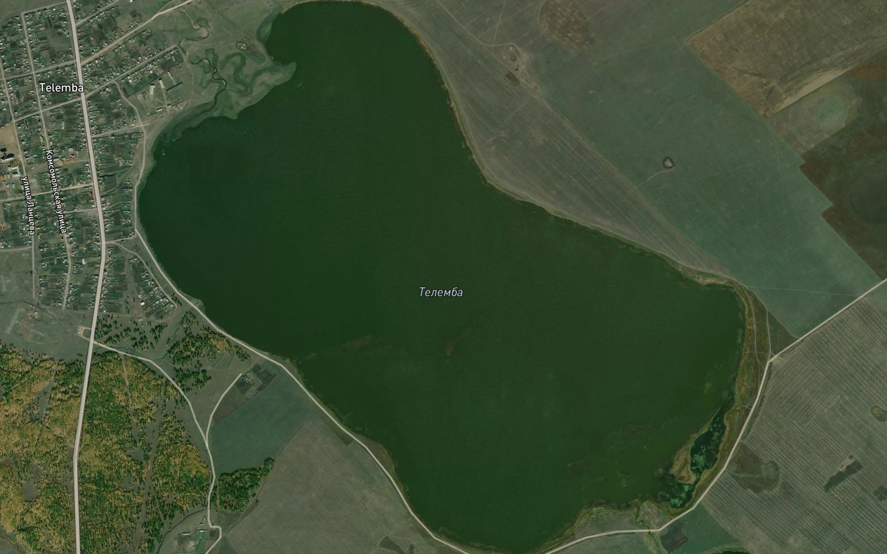 Satellite map of the Ozero Telemba
