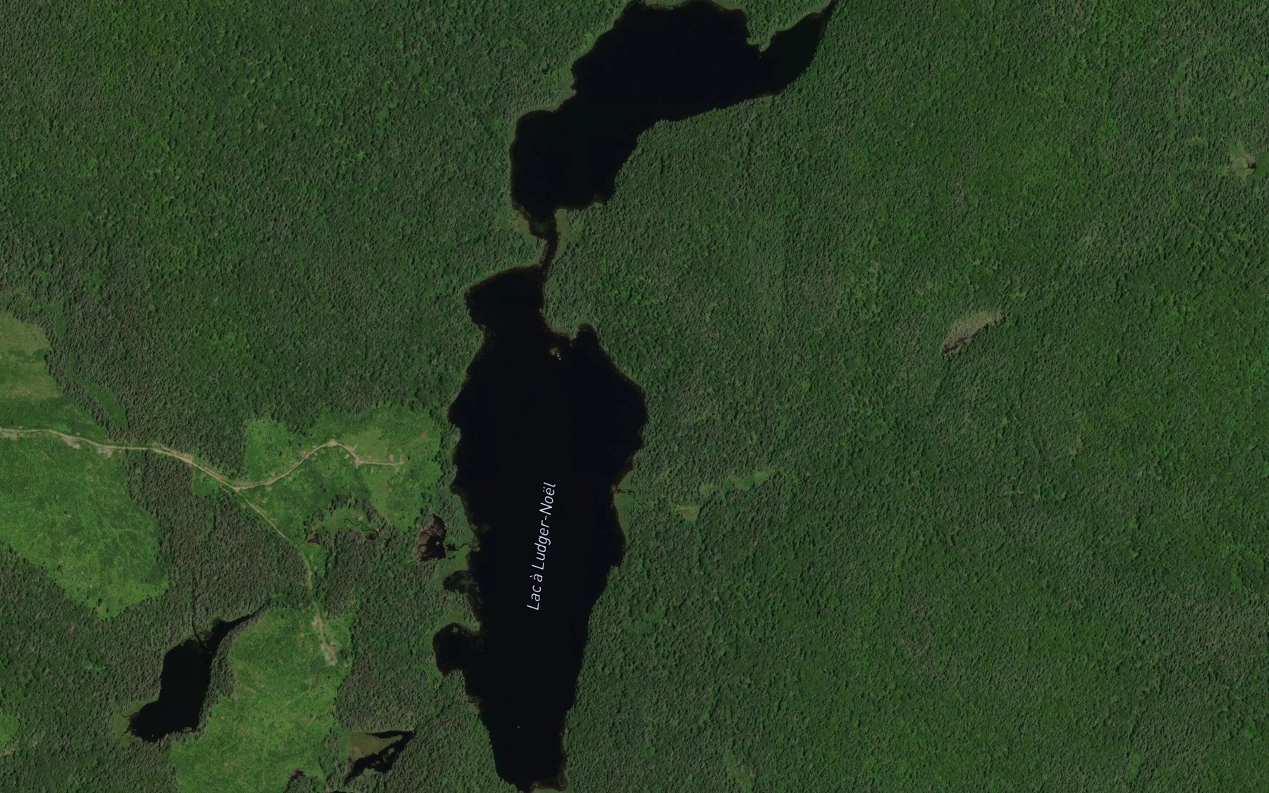 Satellite map of the Lac a Ludger-Noel