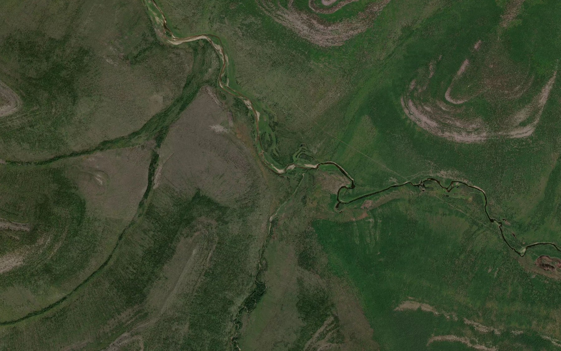 Satellite map of the Kender