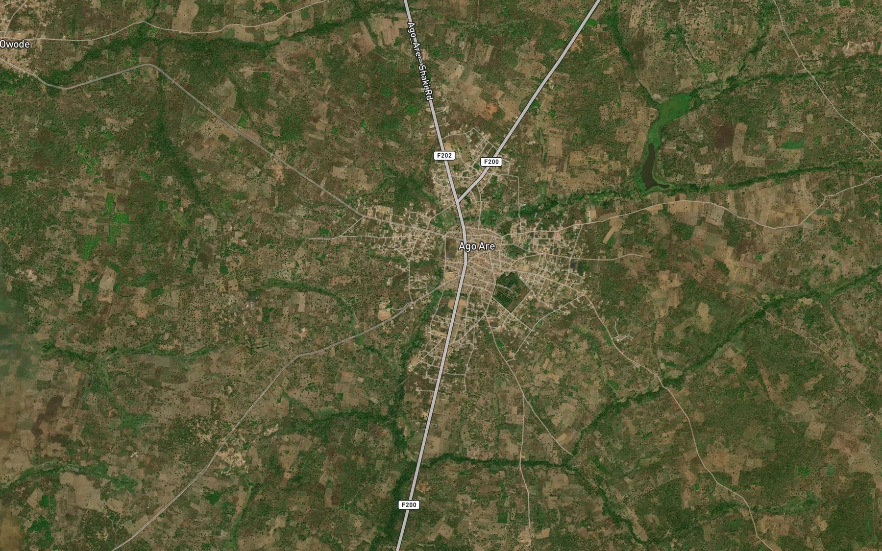 Satellite map of the River Owo