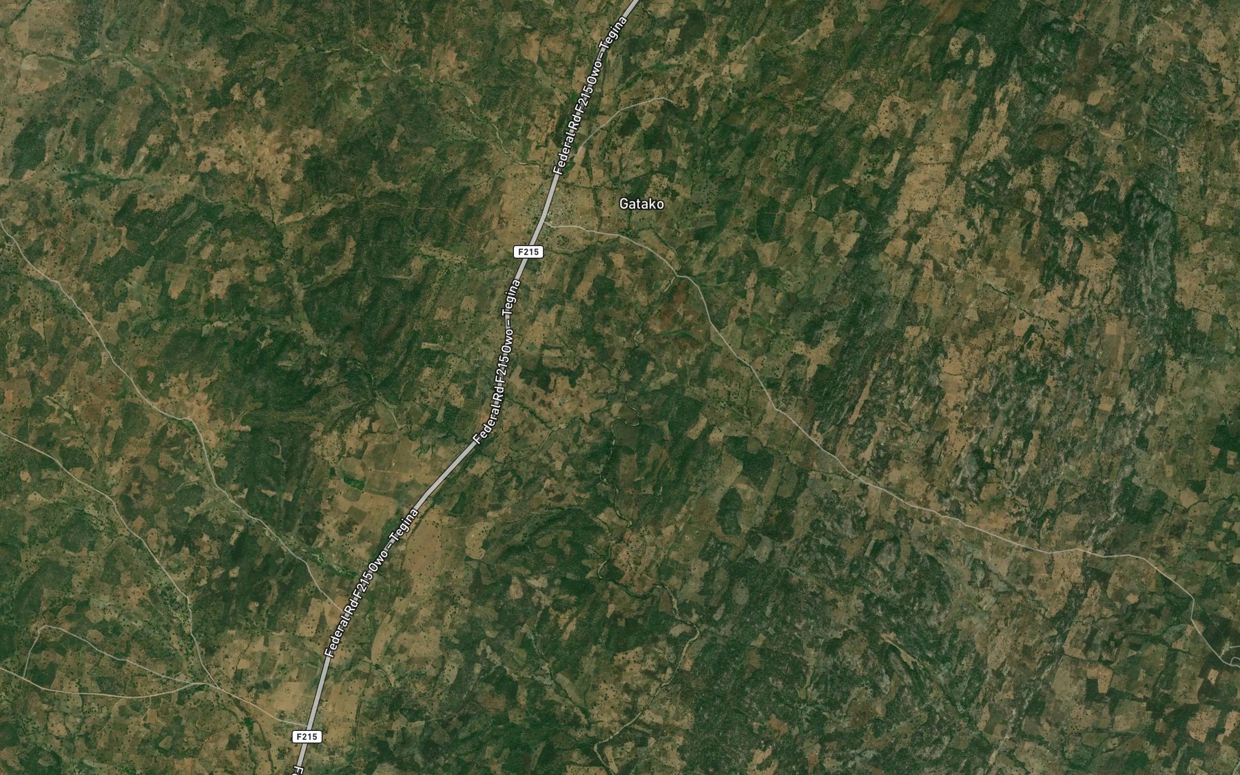Satellite map of the River Tatanu