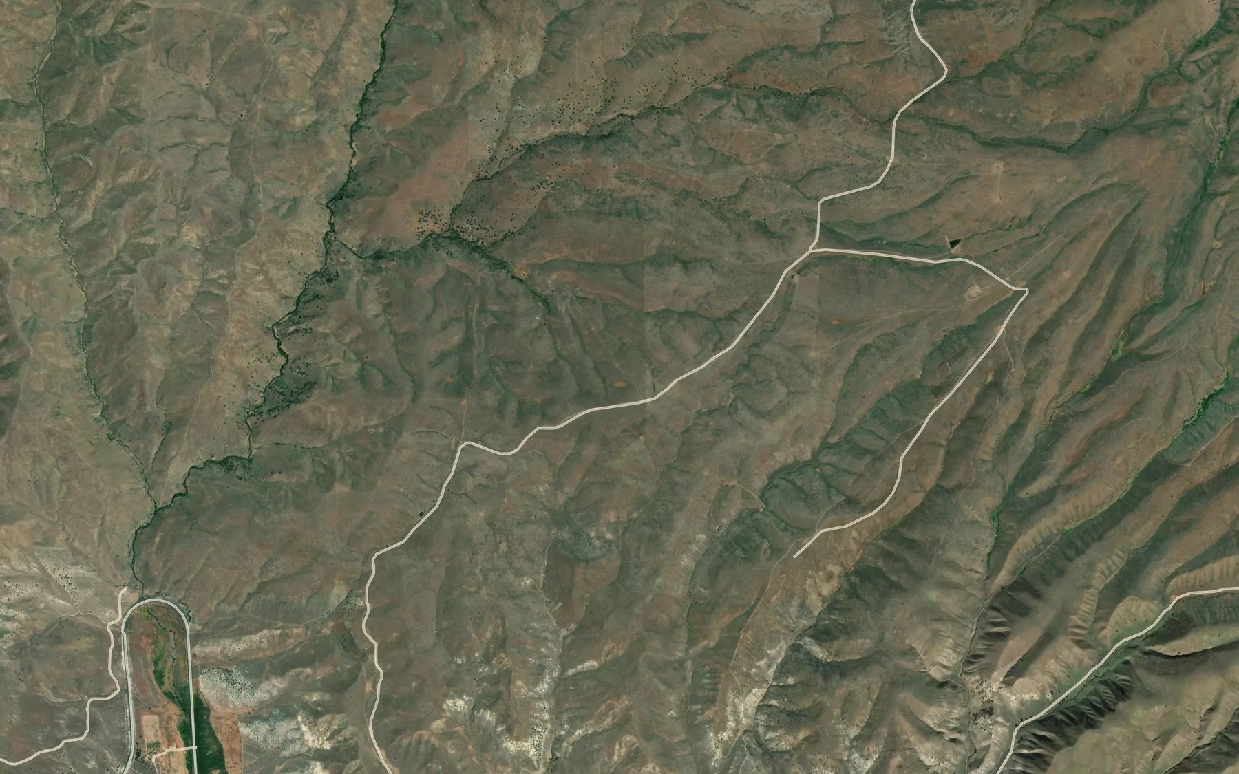 Satellite map of the Hayward Spring