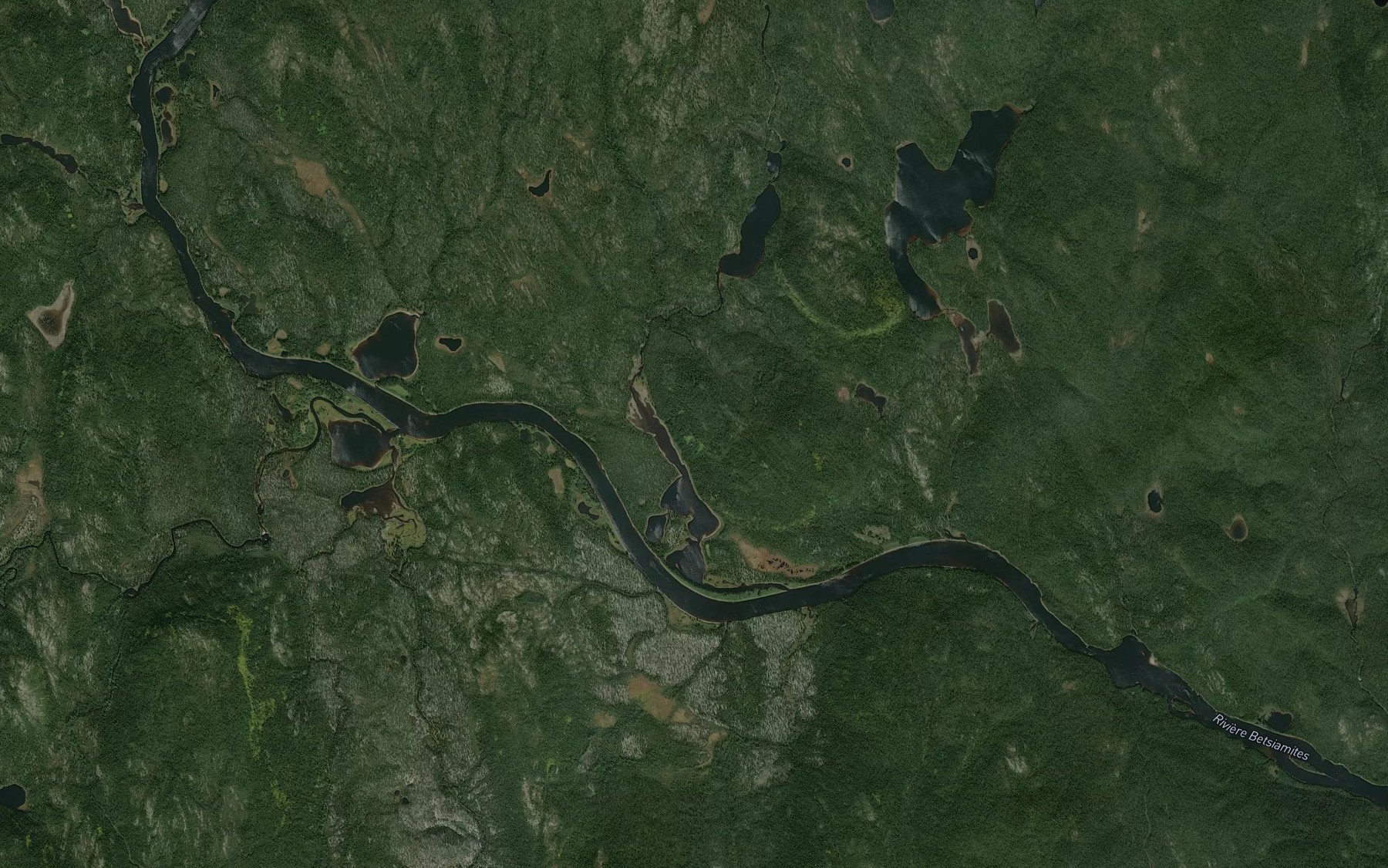 Satellite map of the Ruisseau Cleo