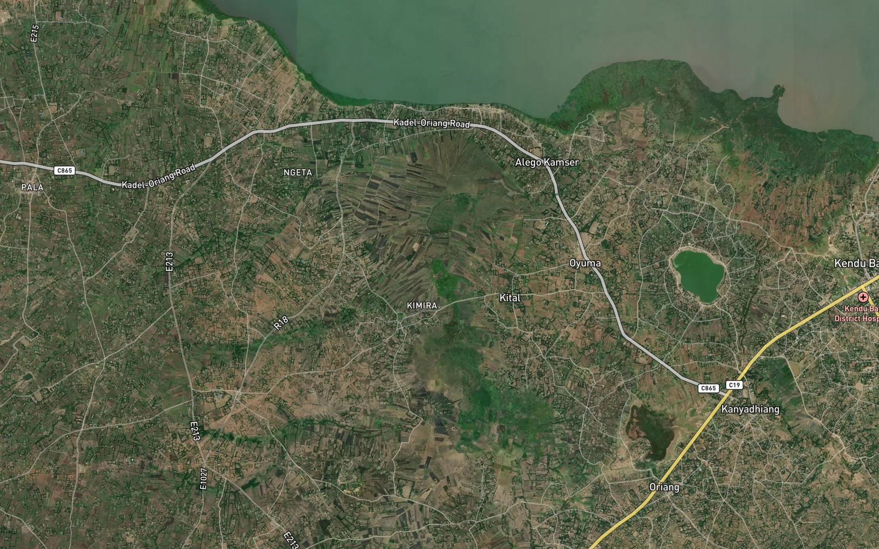 Satellite map of the Sare